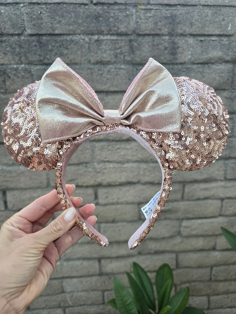 Pink Sparkly MICKEY MOUSE EARS. ♡